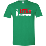 T-Shirts Heather Irish Green / S Burger Men's Semi-Fitted Softstyle