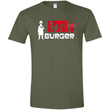 T-Shirts Military Green / S Burger Men's Semi-Fitted Softstyle