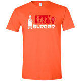 T-Shirts Orange / S Burger Men's Semi-Fitted Softstyle