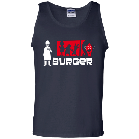 T-Shirts Navy / S Burger Men's Tank Top