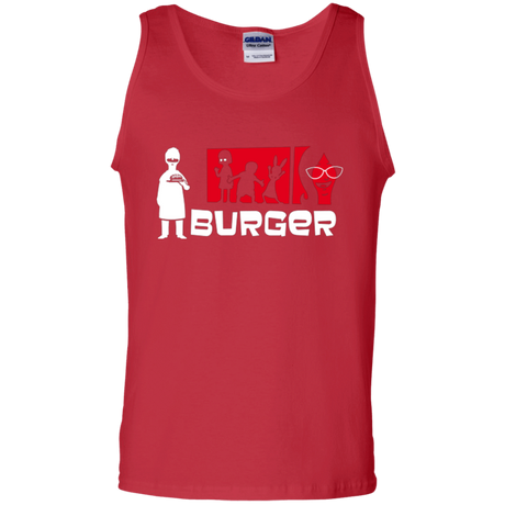 T-Shirts Red / S Burger Men's Tank Top