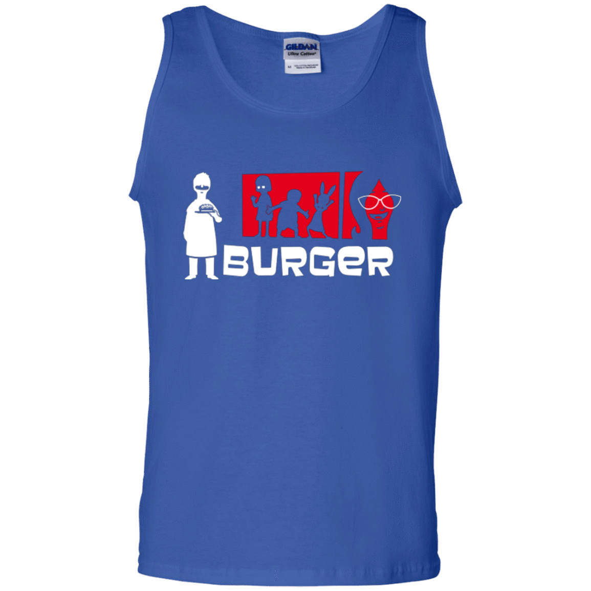 T-Shirts Royal / S Burger Men's Tank Top