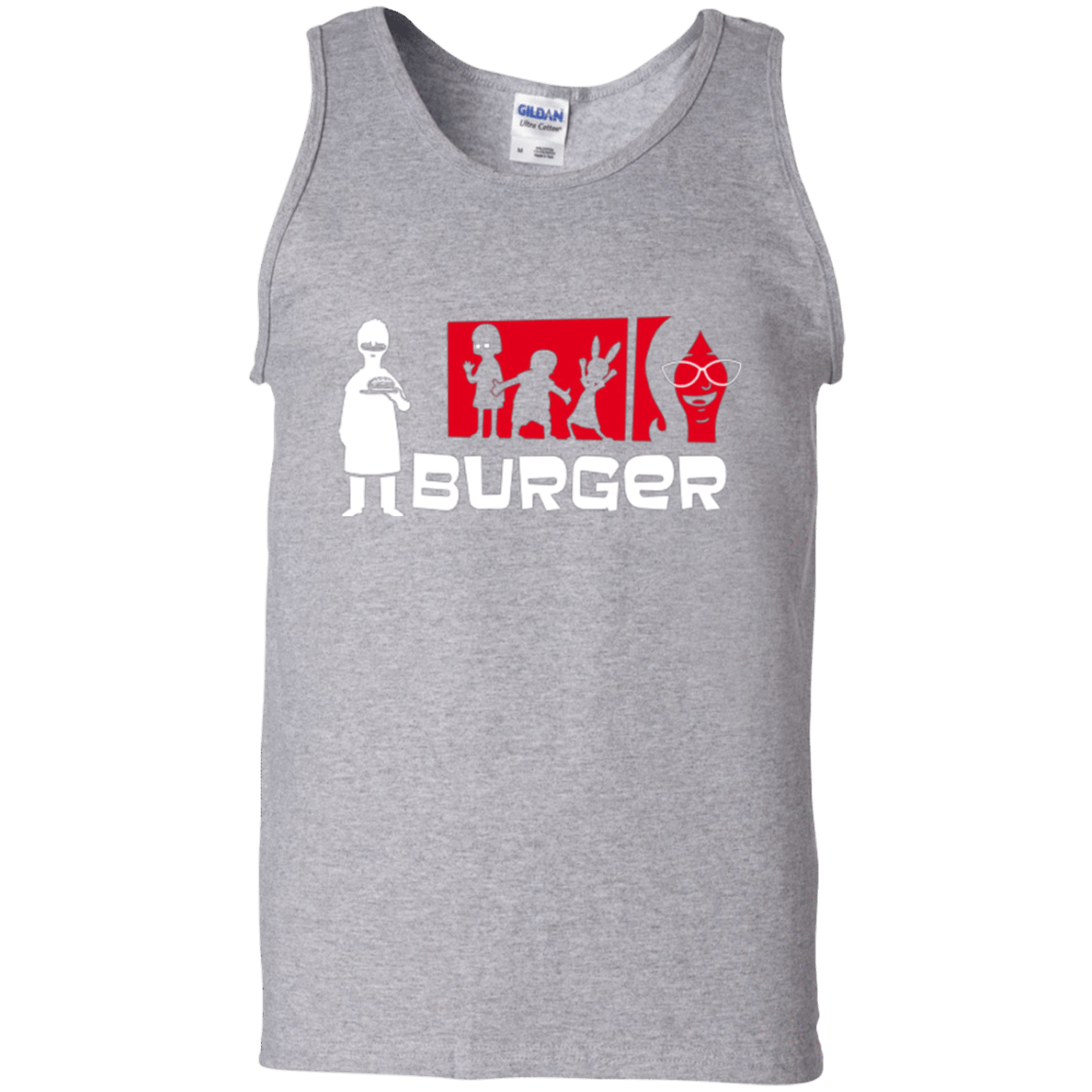 T-Shirts Sport Grey / S Burger Men's Tank Top