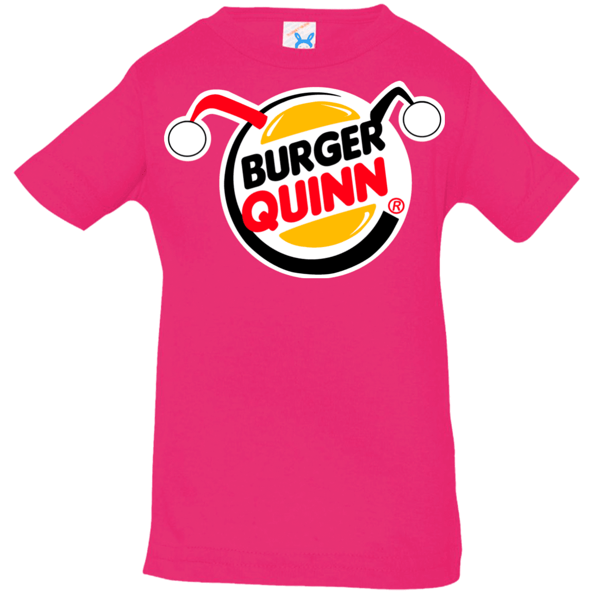 T-Shirts Hot Pink / 6 Months Burger Quinn Infant PremiumT-Shirt