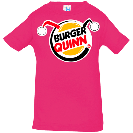 T-Shirts Hot Pink / 6 Months Burger Quinn Infant PremiumT-Shirt