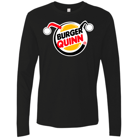 T-Shirts Black / Small Burger Quinn Men's Premium Long Sleeve