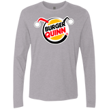 T-Shirts Heather Grey / Small Burger Quinn Men's Premium Long Sleeve