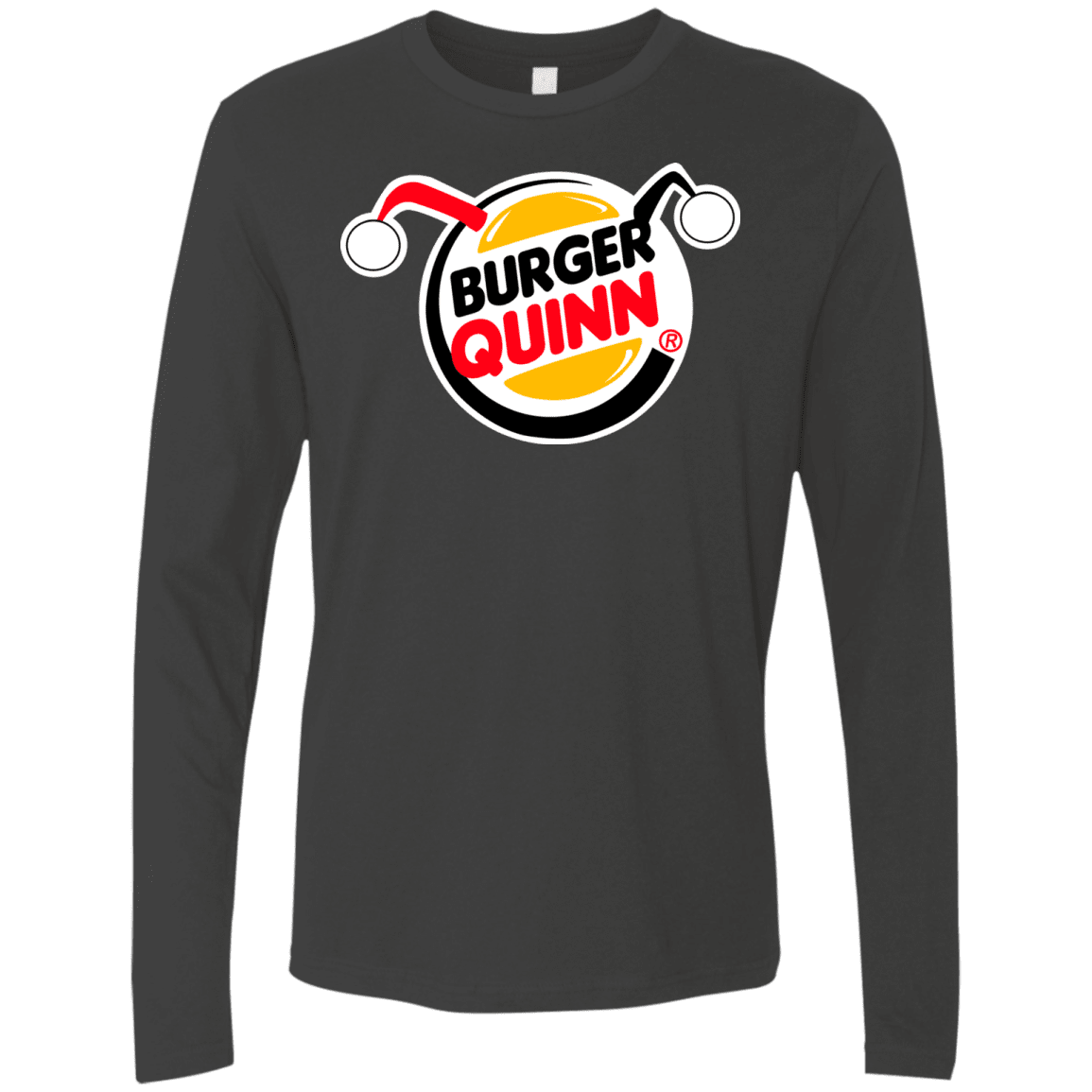 T-Shirts Heavy Metal / Small Burger Quinn Men's Premium Long Sleeve