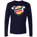 T-Shirts Midnight Navy / Small Burger Quinn Men's Premium Long Sleeve