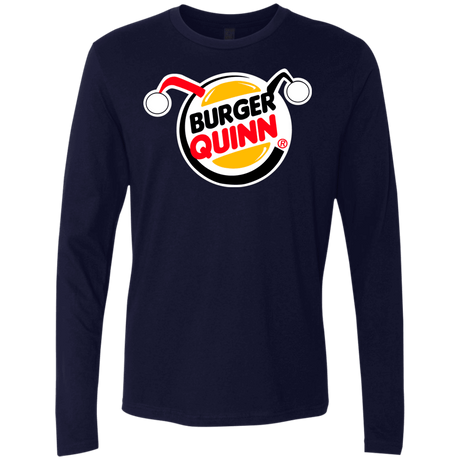 T-Shirts Midnight Navy / Small Burger Quinn Men's Premium Long Sleeve