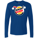 T-Shirts Royal / Small Burger Quinn Men's Premium Long Sleeve