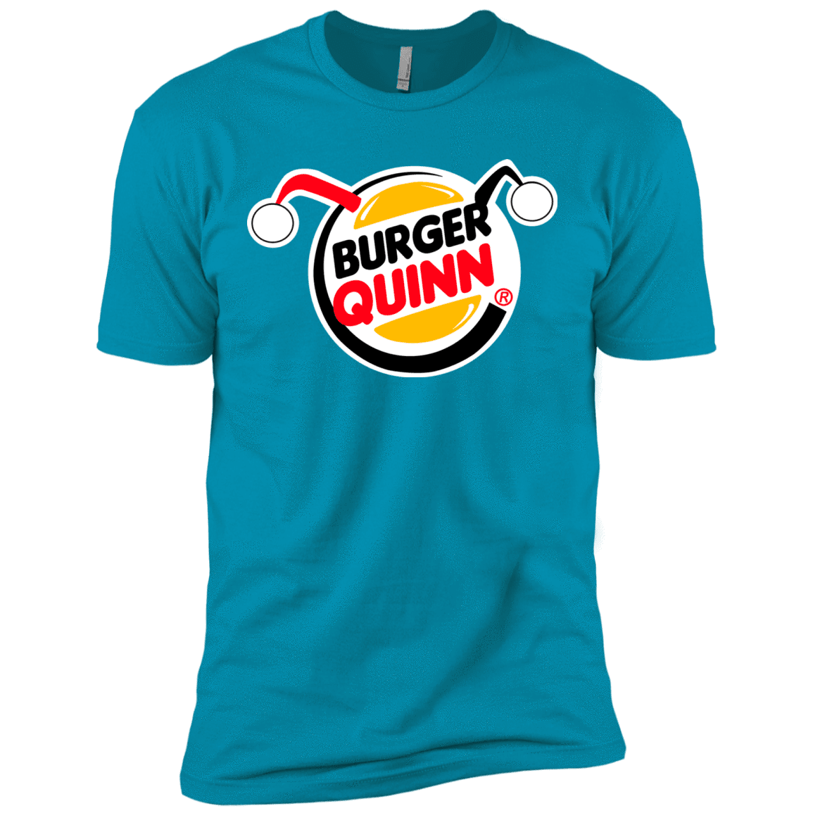 T-Shirts Turquoise / X-Small Burger Quinn Men's Premium T-Shirt