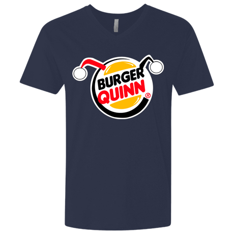T-Shirts Midnight Navy / X-Small Burger Quinn Men's Premium V-Neck