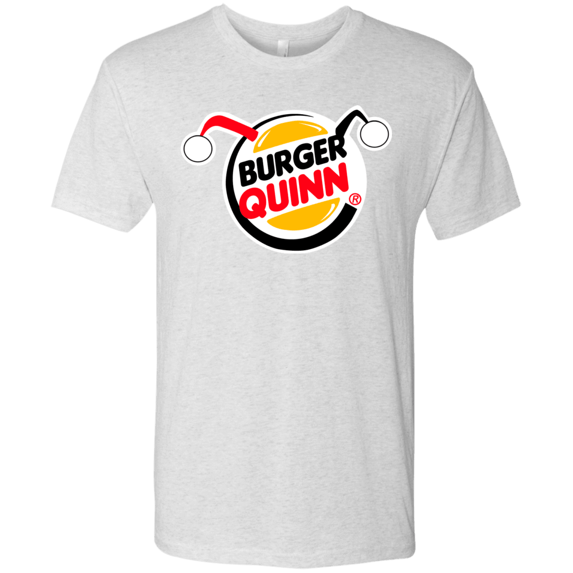 T-Shirts Heather White / Small Burger Quinn Men's Triblend T-Shirt