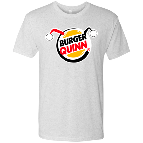 T-Shirts Heather White / Small Burger Quinn Men's Triblend T-Shirt