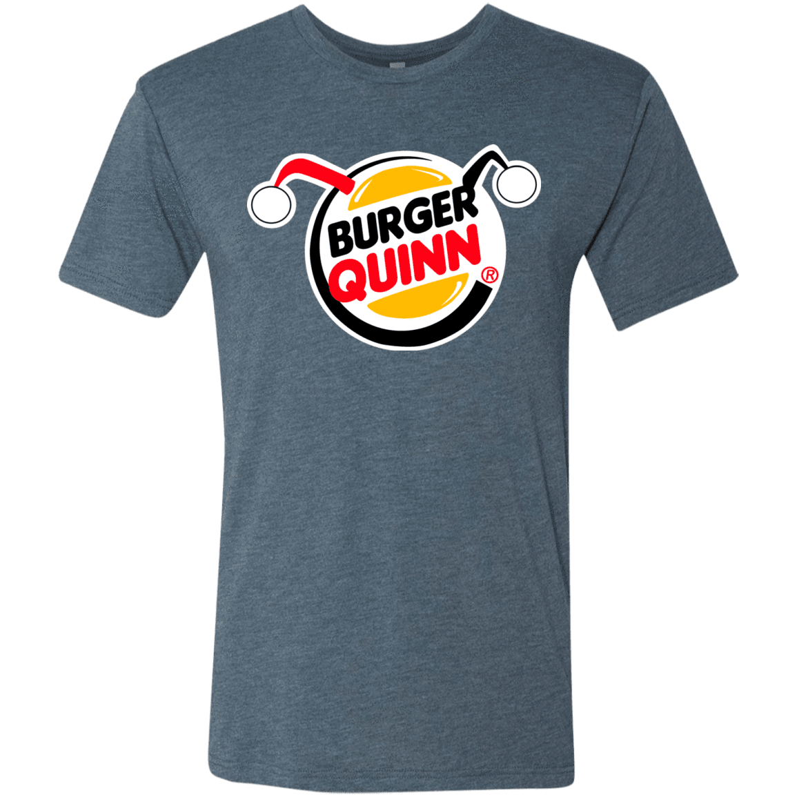 T-Shirts Indigo / Small Burger Quinn Men's Triblend T-Shirt