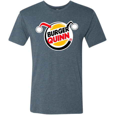 T-Shirts Indigo / Small Burger Quinn Men's Triblend T-Shirt