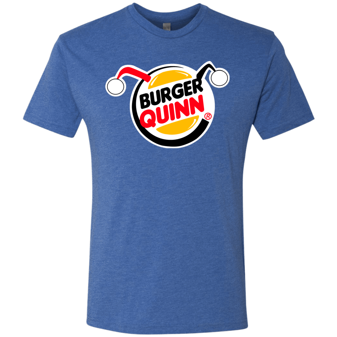 T-Shirts Vintage Royal / Small Burger Quinn Men's Triblend T-Shirt