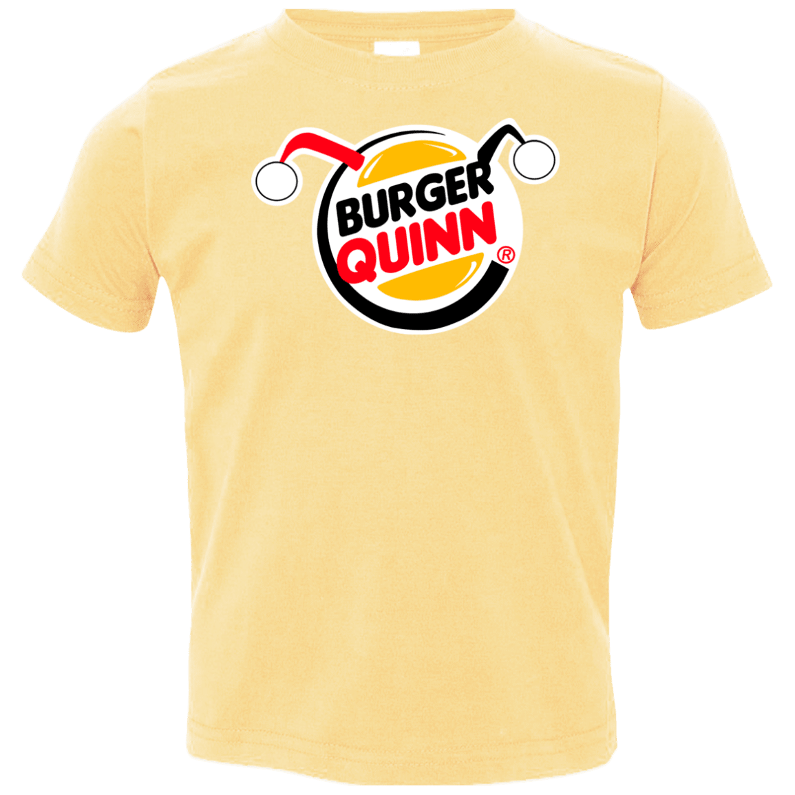 T-Shirts Butter / 2T Burger Quinn Toddler Premium T-Shirt