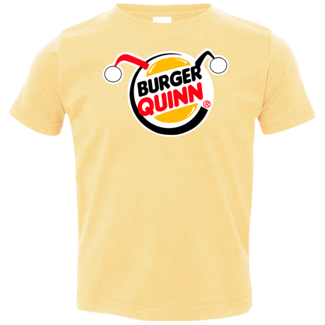 T-Shirts Butter / 2T Burger Quinn Toddler Premium T-Shirt