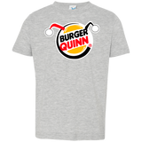 T-Shirts Heather Grey / 2T Burger Quinn Toddler Premium T-Shirt