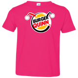 T-Shirts Hot Pink / 2T Burger Quinn Toddler Premium T-Shirt