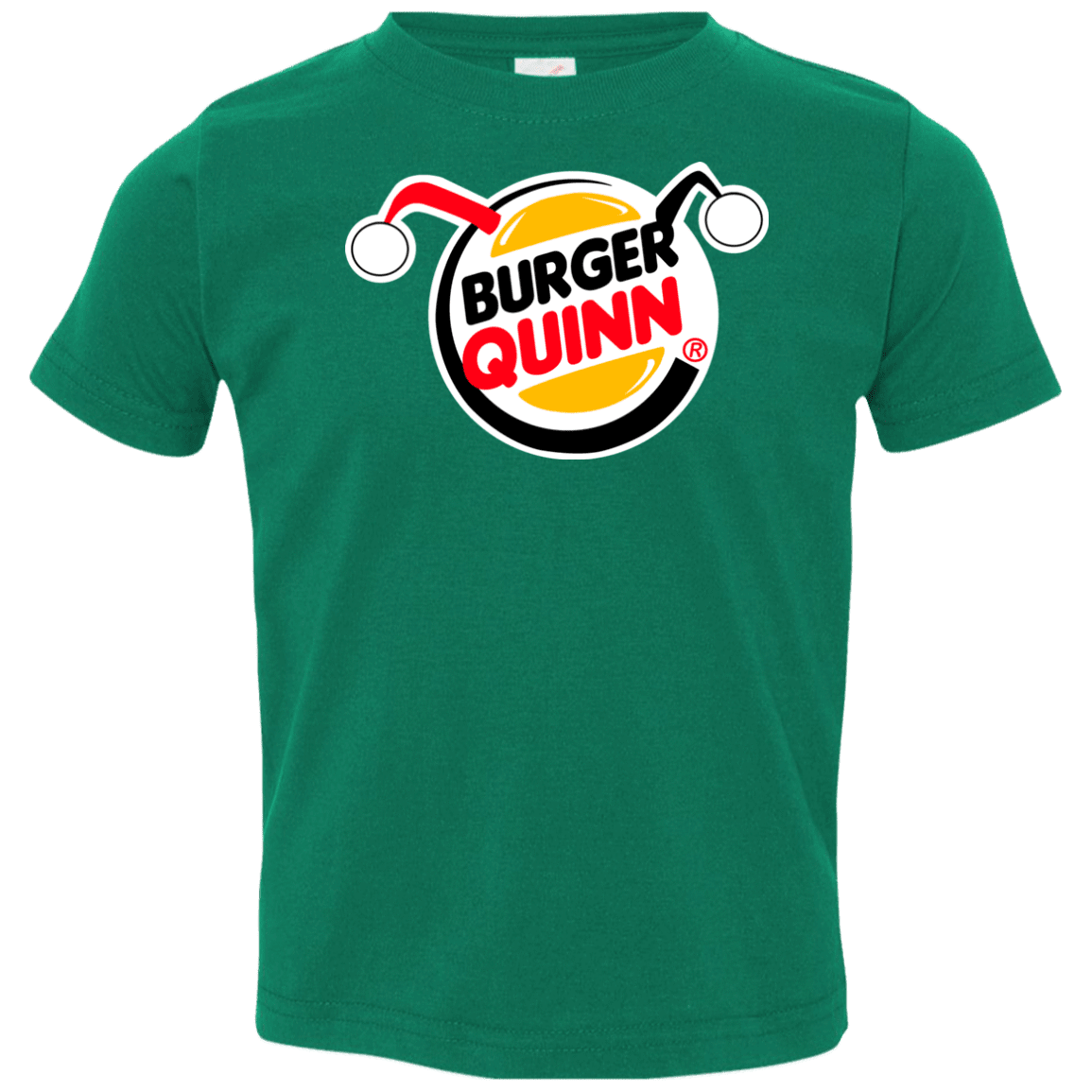 T-Shirts Kelly / 2T Burger Quinn Toddler Premium T-Shirt