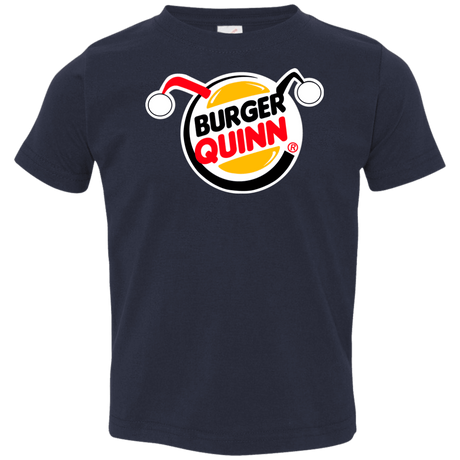 T-Shirts Navy / 2T Burger Quinn Toddler Premium T-Shirt