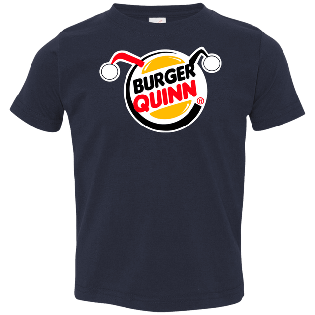 T-Shirts Navy / 2T Burger Quinn Toddler Premium T-Shirt