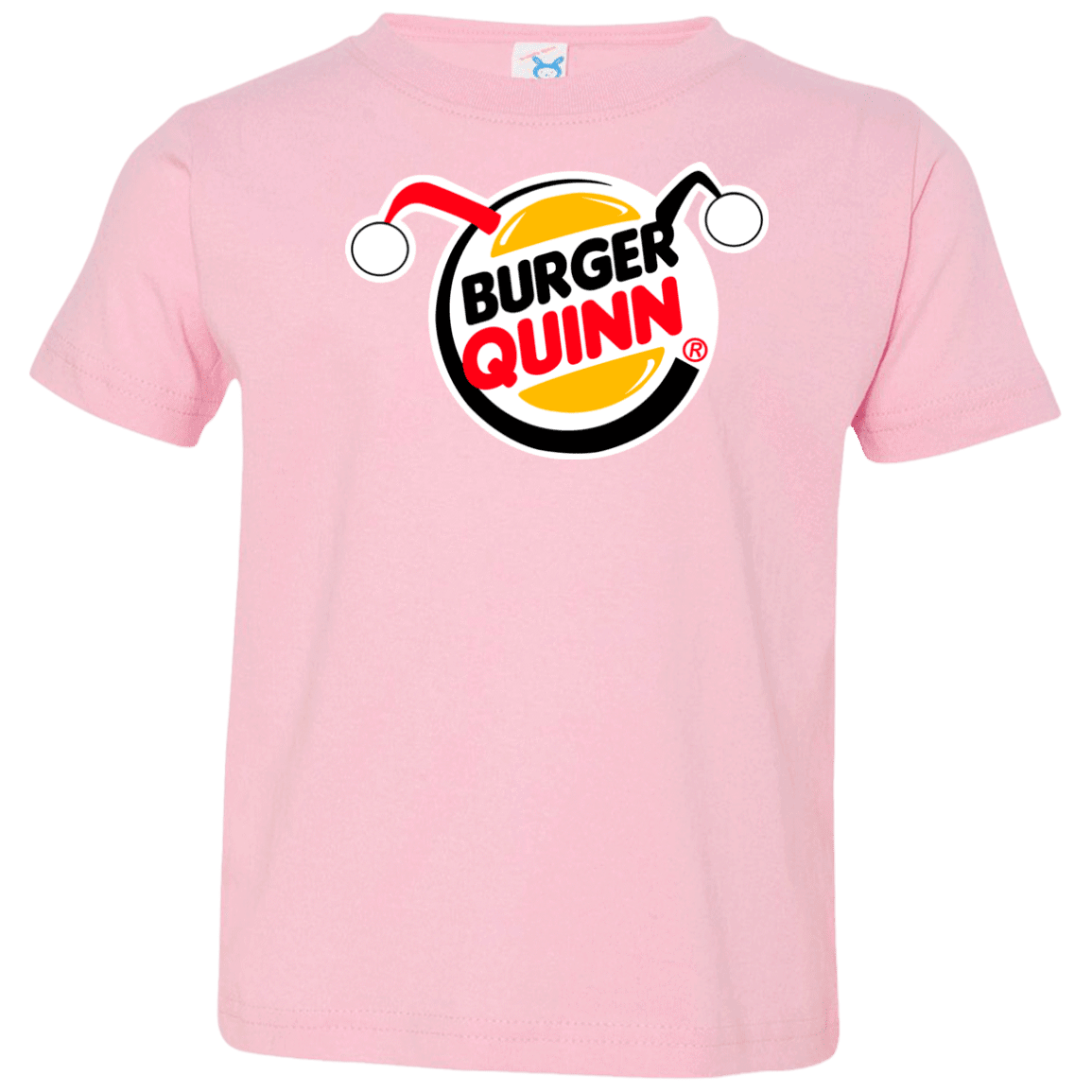 T-Shirts Pink / 2T Burger Quinn Toddler Premium T-Shirt