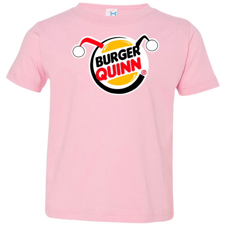 T-Shirts Pink / 2T Burger Quinn Toddler Premium T-Shirt