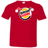 T-Shirts Red / 2T Burger Quinn Toddler Premium T-Shirt