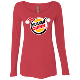 T-Shirts Vintage Red / Small Burger Quinn Women's Triblend Long Sleeve Shirt