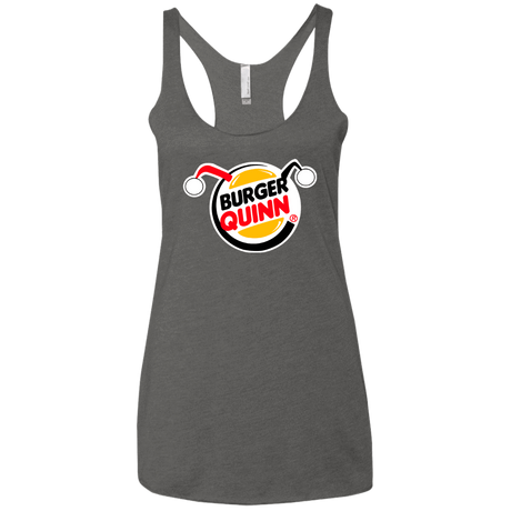 T-Shirts Premium Heather / X-Small Burger Quinn Women's Triblend Racerback Tank