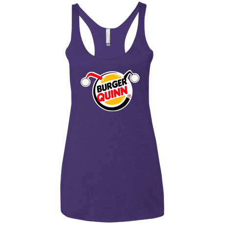 T-Shirts Purple Rush / X-Small Burger Quinn Women's Triblend Racerback Tank