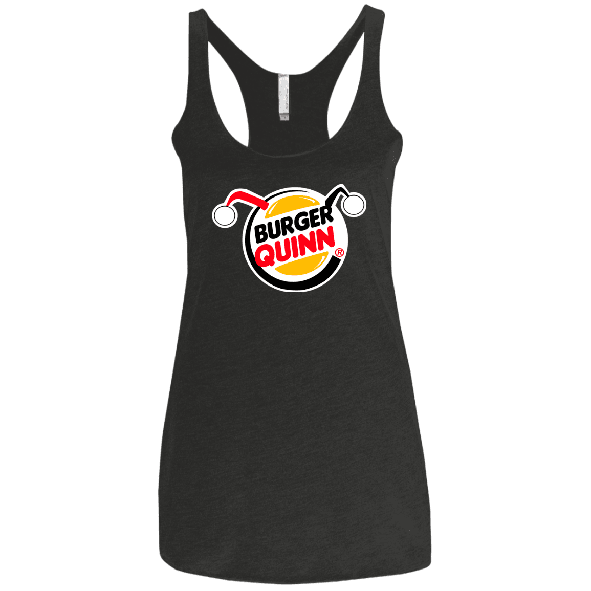 T-Shirts Vintage Black / X-Small Burger Quinn Women's Triblend Racerback Tank