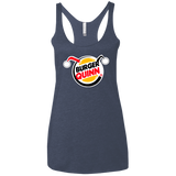 T-Shirts Vintage Navy / X-Small Burger Quinn Women's Triblend Racerback Tank