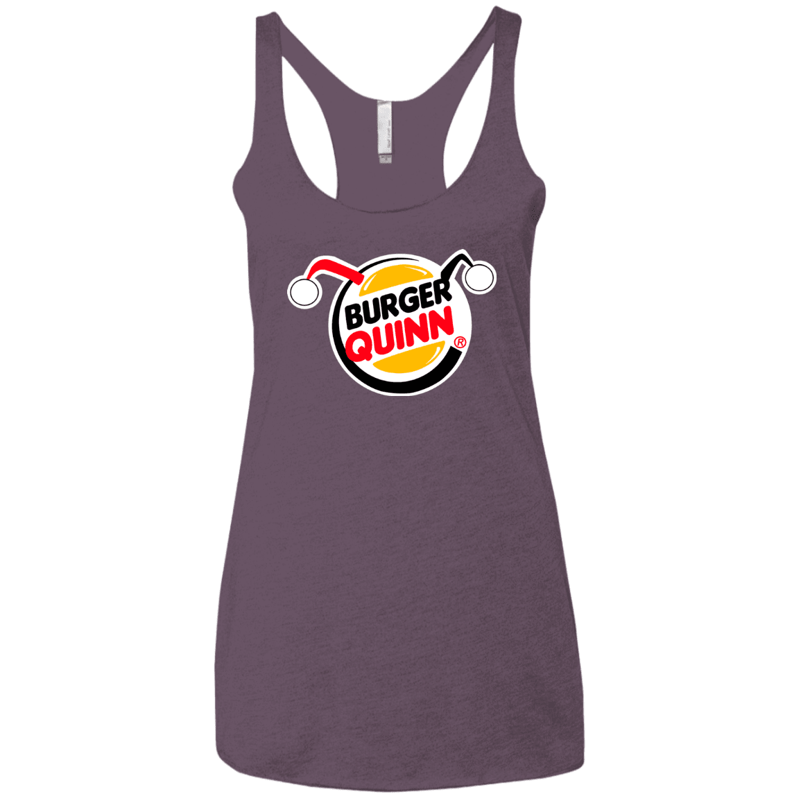 T-Shirts Vintage Purple / X-Small Burger Quinn Women's Triblend Racerback Tank