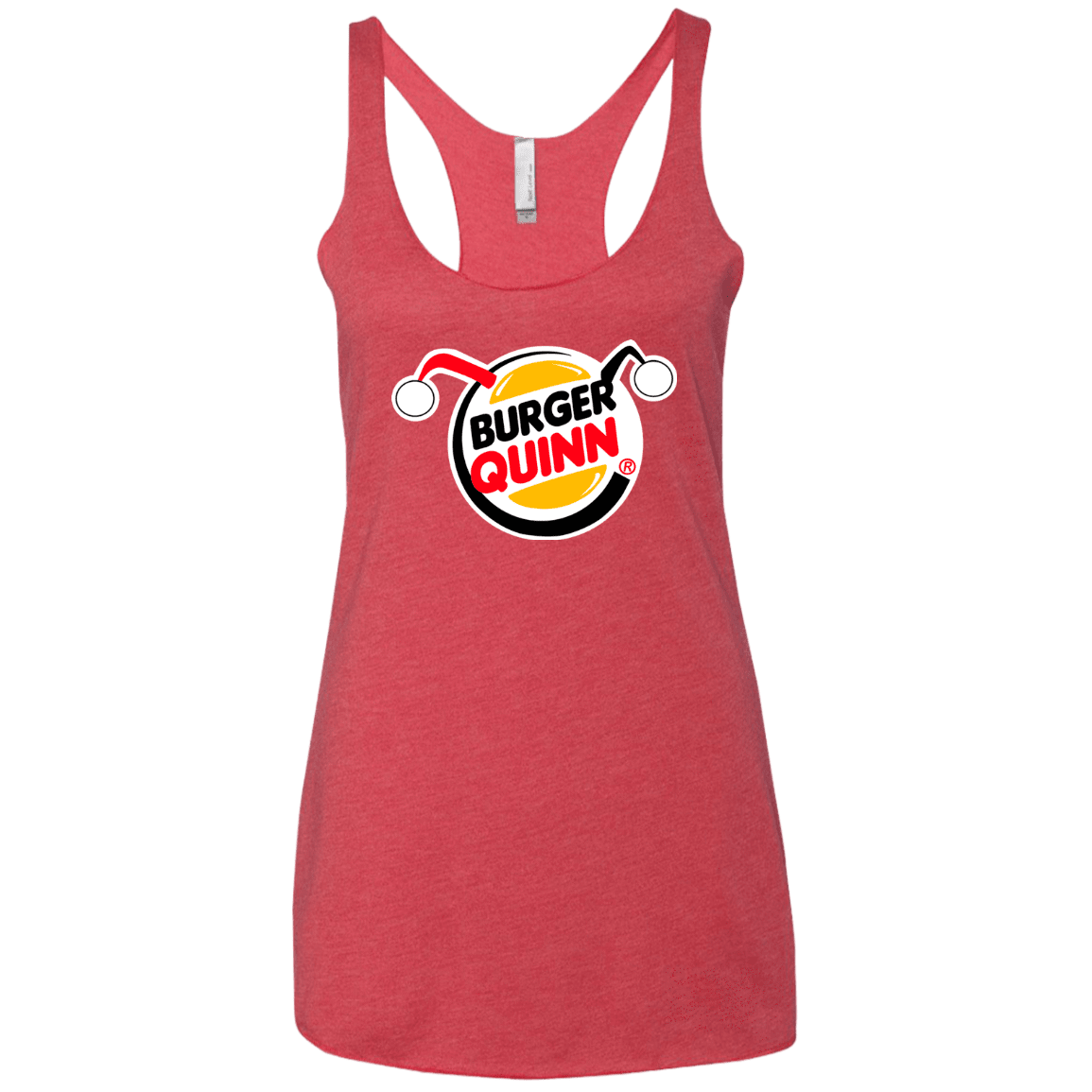 T-Shirts Vintage Red / X-Small Burger Quinn Women's Triblend Racerback Tank