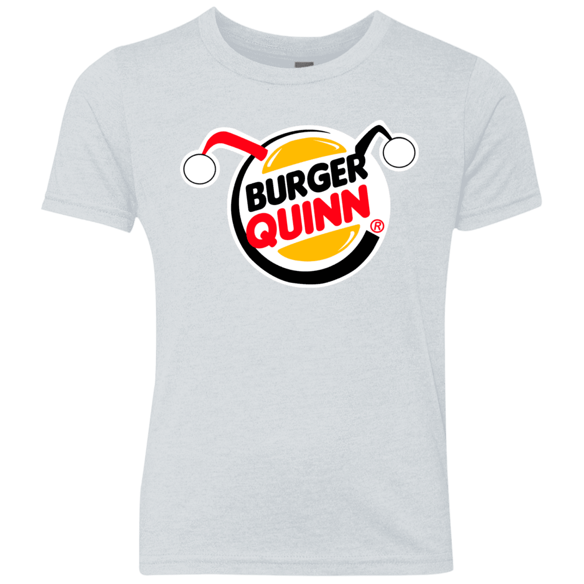 T-Shirts Heather White / YXS Burger Quinn Youth Triblend T-Shirt