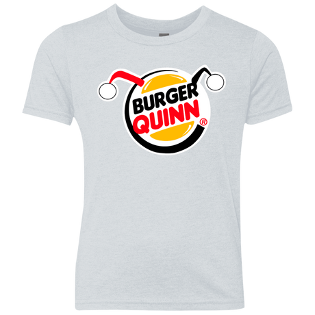 T-Shirts Heather White / YXS Burger Quinn Youth Triblend T-Shirt