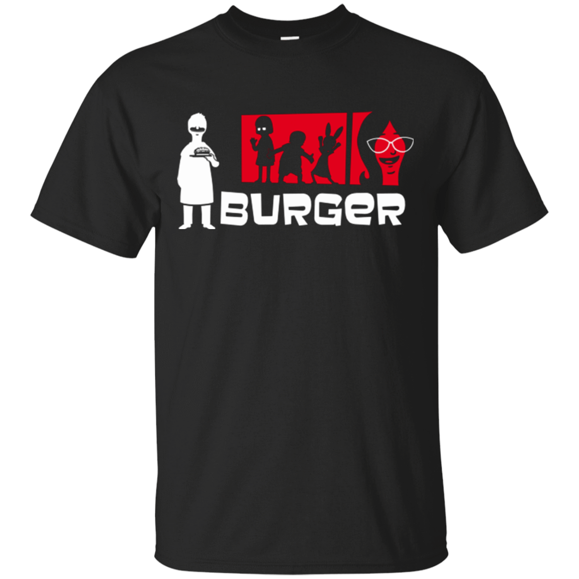 T-Shirts Black / S Burger T-Shirt