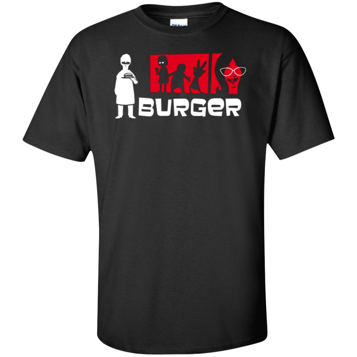 T-Shirts Black / XLT Burger Tall T-Shirt