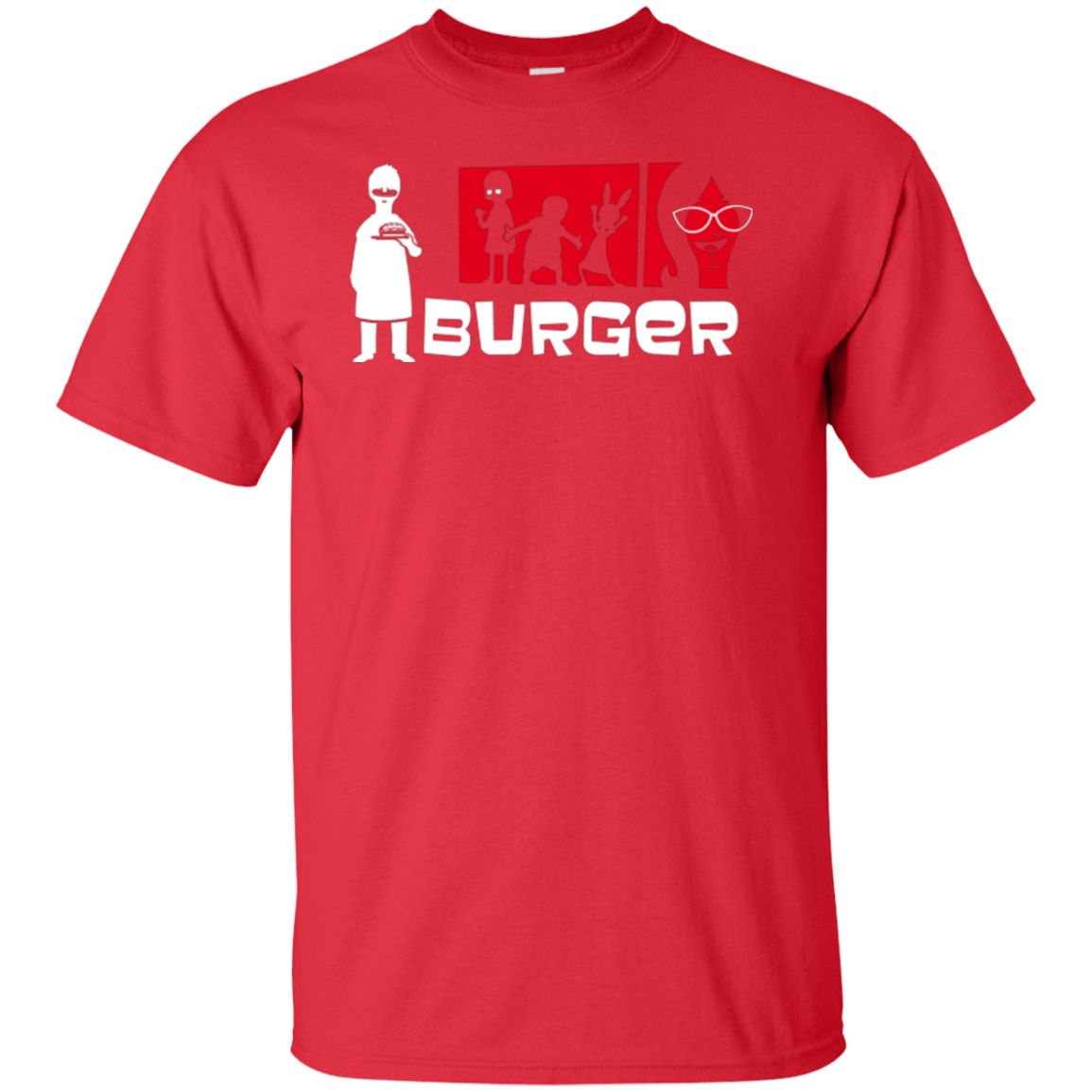 T-Shirts Red / XLT Burger Tall T-Shirt