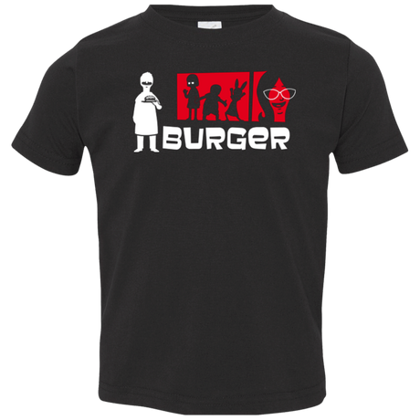 T-Shirts Black / 2T Burger Toddler Premium T-Shirt