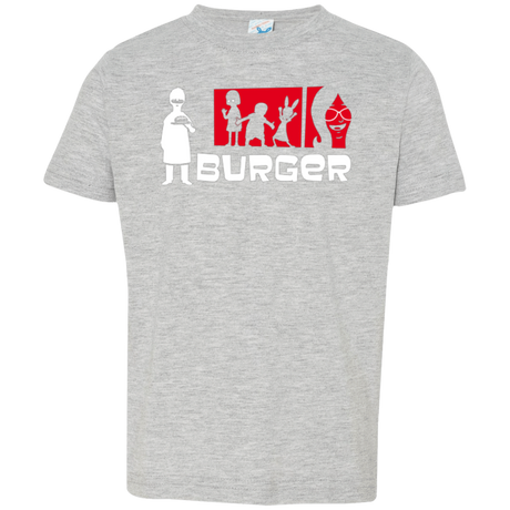 T-Shirts Heather Grey / 2T Burger Toddler Premium T-Shirt