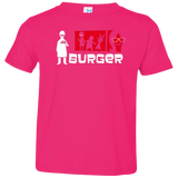 T-Shirts Hot Pink / 2T Burger Toddler Premium T-Shirt