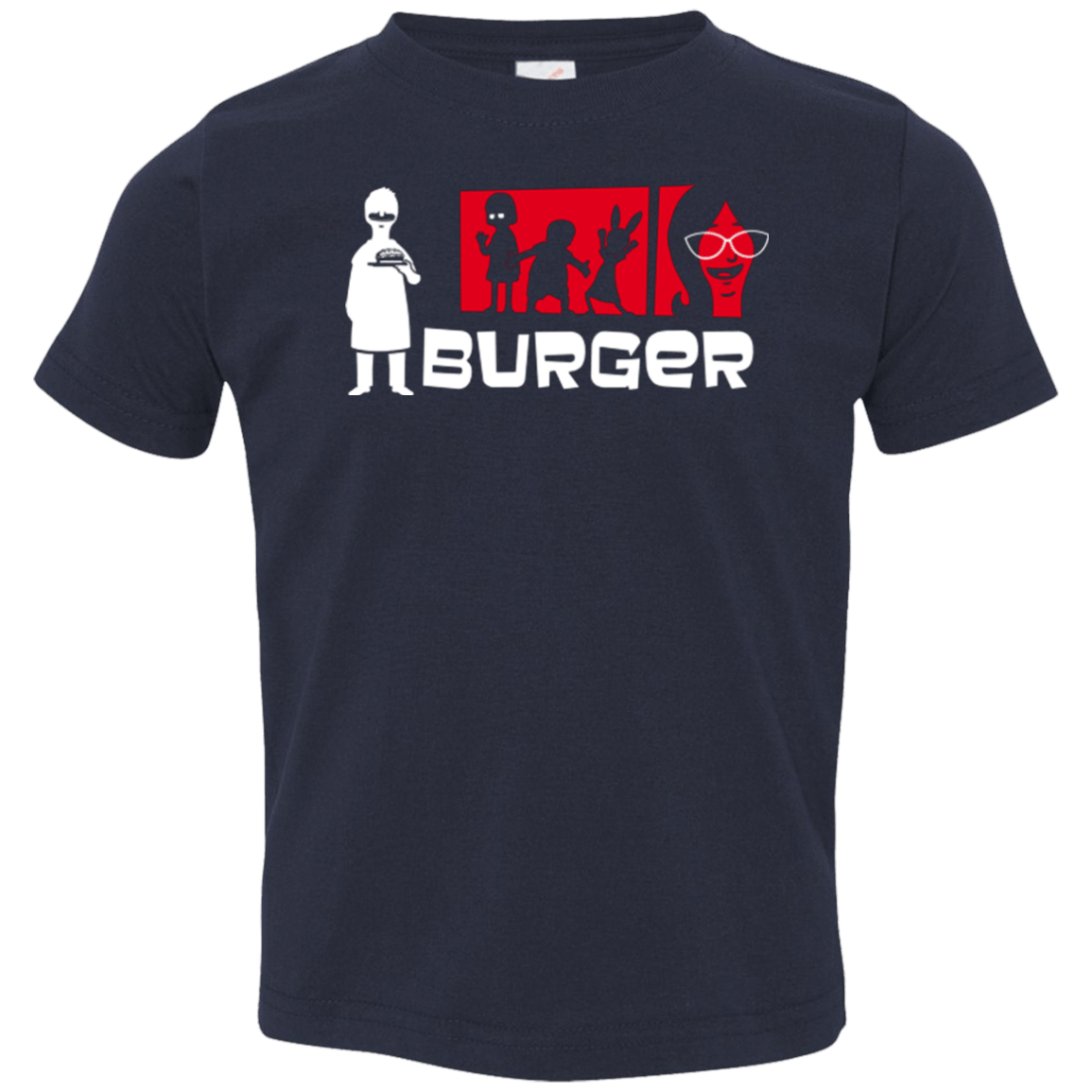 T-Shirts Navy / 2T Burger Toddler Premium T-Shirt