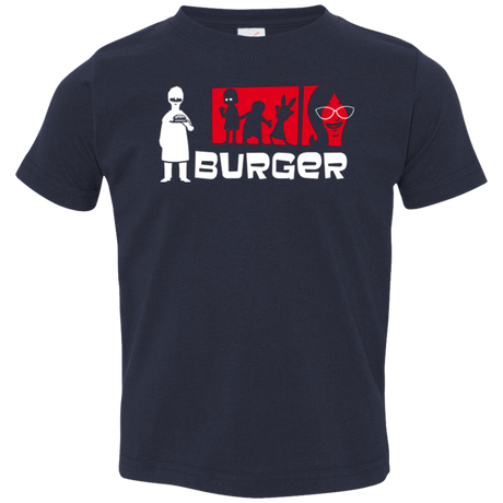 T-Shirts Navy / 2T Burger Toddler Premium T-Shirt