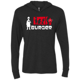 T-Shirts Vintage Black / X-Small Burger Triblend Long Sleeve Hoodie Tee